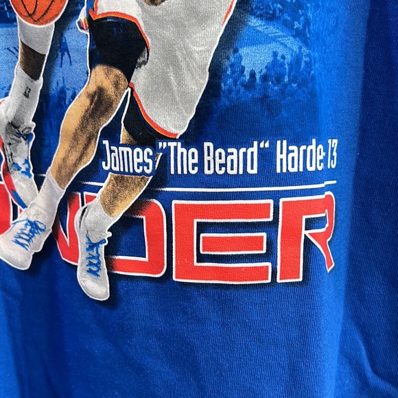 NBA - Throwback T-Shirt - Kevin Durant & James Harden OKC Thunder - Picture 4 of 8